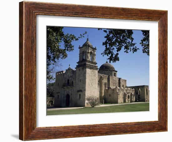 San Jose Mission, San Antonio, Texas, USA-Charles Bowman-Framed Photographic Print