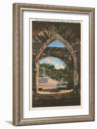 San Jose Mission, San Antonio, Texas-null-Framed Art Print