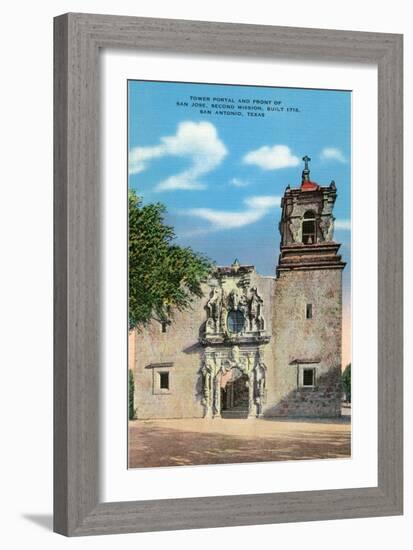 San Jose Mission, San Antonio, Texas-null-Framed Art Print