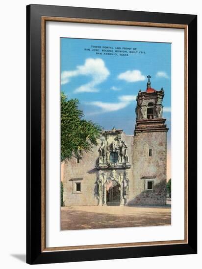 San Jose Mission, San Antonio, Texas-null-Framed Art Print