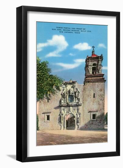 San Jose Mission, San Antonio, Texas-null-Framed Art Print