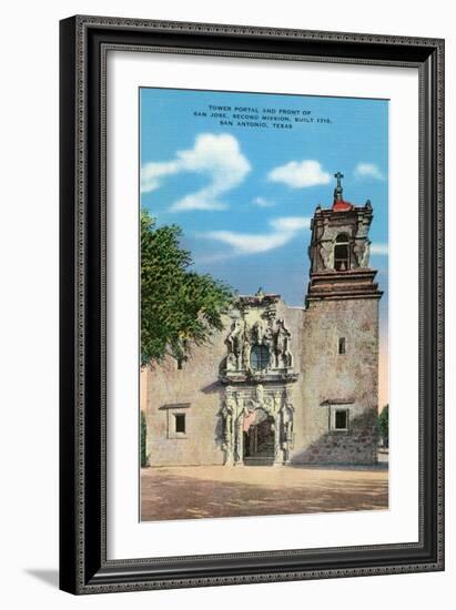 San Jose Mission, San Antonio, Texas-null-Framed Art Print