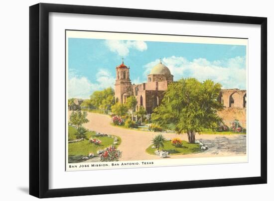 San Jose Mission, San Antonio, Texas-null-Framed Art Print