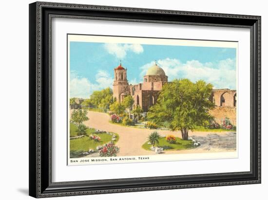 San Jose Mission, San Antonio, Texas-null-Framed Art Print