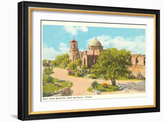 San Jose Mission, San Antonio, Texas-null-Framed Art Print