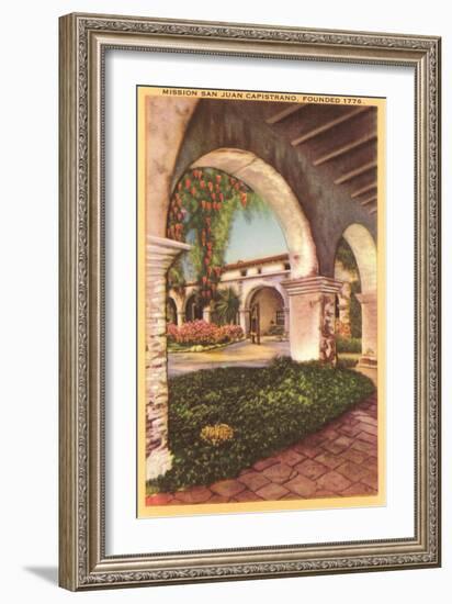 San Juan Capistrano Mission, California-null-Framed Art Print