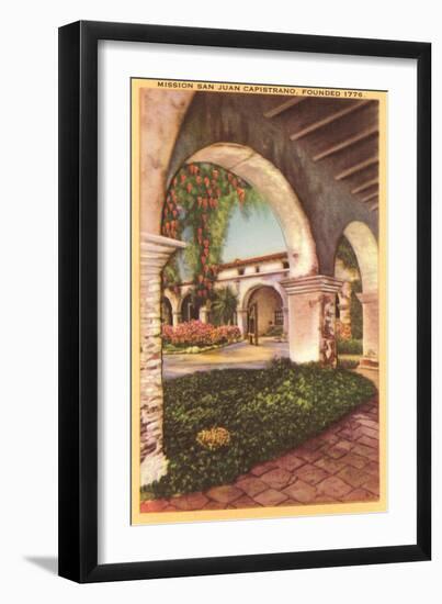 San Juan Capistrano Mission, California-null-Framed Art Print