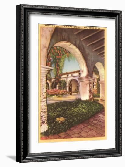 San Juan Capistrano Mission, California-null-Framed Art Print