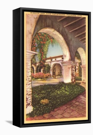 San Juan Capistrano Mission, California-null-Framed Stretched Canvas