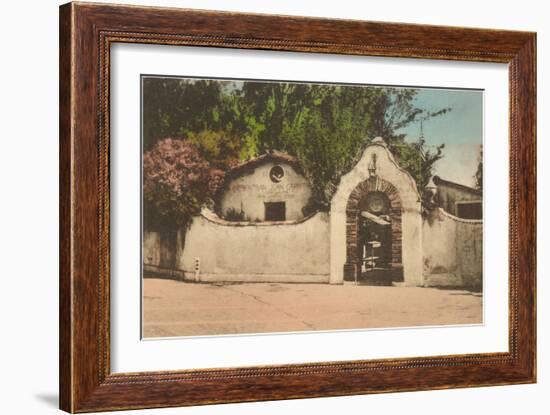 San Juan Capistrano Mission, California-null-Framed Art Print