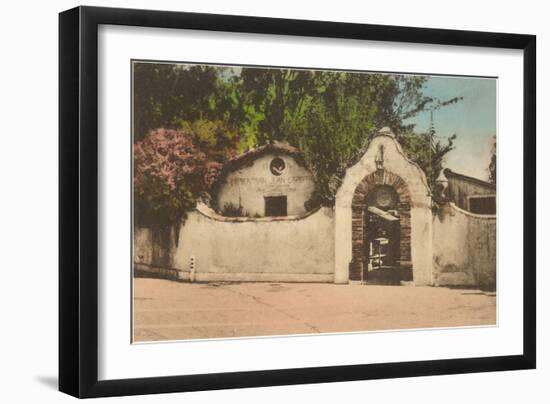 San Juan Capistrano Mission, California-null-Framed Art Print