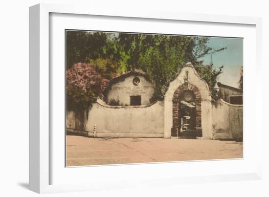 San Juan Capistrano Mission, California-null-Framed Art Print