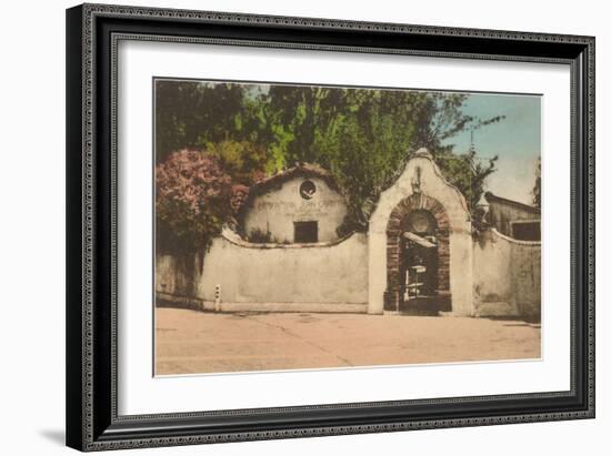 San Juan Capistrano Mission, California-null-Framed Art Print