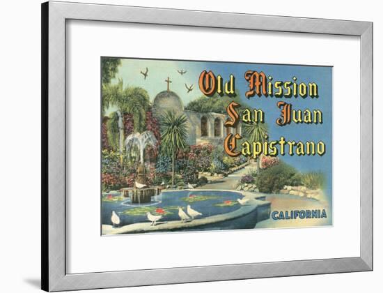 San Juan Capistrano Mission-null-Framed Art Print