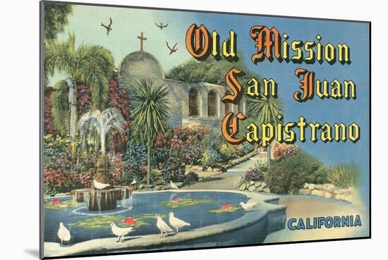 San Juan Capistrano Mission-null-Mounted Art Print