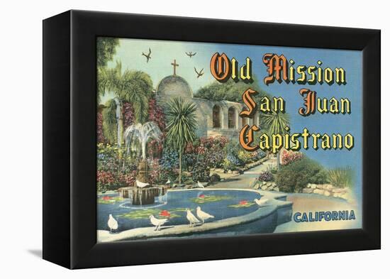 San Juan Capistrano Mission-null-Framed Stretched Canvas