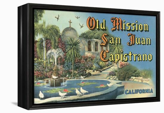 San Juan Capistrano Mission-null-Framed Stretched Canvas