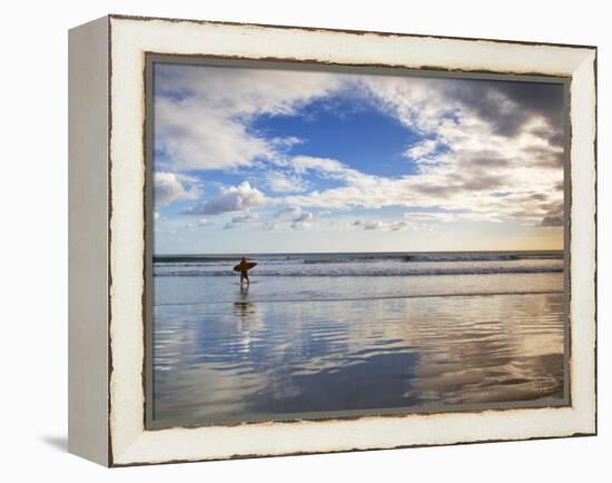 San Juan Del Sur, Playa Madera, Surfer, Nicaragua-Jane Sweeney-Framed Premier Image Canvas