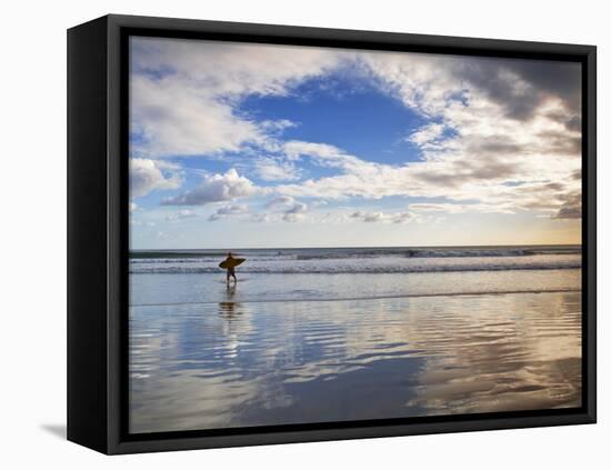 San Juan Del Sur, Playa Madera, Surfer, Nicaragua-Jane Sweeney-Framed Premier Image Canvas