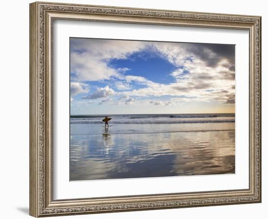 San Juan Del Sur, Playa Madera, Surfer, Nicaragua-Jane Sweeney-Framed Photographic Print