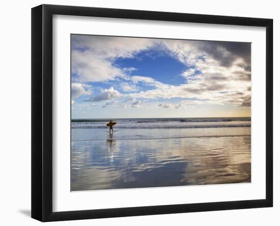 San Juan Del Sur, Playa Madera, Surfer, Nicaragua-Jane Sweeney-Framed Photographic Print