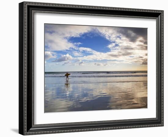 San Juan Del Sur, Playa Madera, Surfer, Nicaragua-Jane Sweeney-Framed Photographic Print