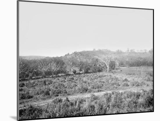 San Juan Hill from Bloody Bend, Cuba-null-Mounted Photo