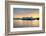 San Juan Islands Ferry approaching dock at sunrise in Guemes Channel Anacortes, Washington State-Alan Majchrowicz-Framed Photographic Print