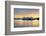 San Juan Islands Ferry approaching dock at sunrise in Guemes Channel Anacortes, Washington State-Alan Majchrowicz-Framed Photographic Print