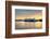 San Juan Islands Ferry approaching dock at sunrise in Guemes Channel Anacortes, Washington State-Alan Majchrowicz-Framed Photographic Print