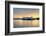 San Juan Islands Ferry approaching dock at sunrise in Guemes Channel Anacortes, Washington State-Alan Majchrowicz-Framed Photographic Print