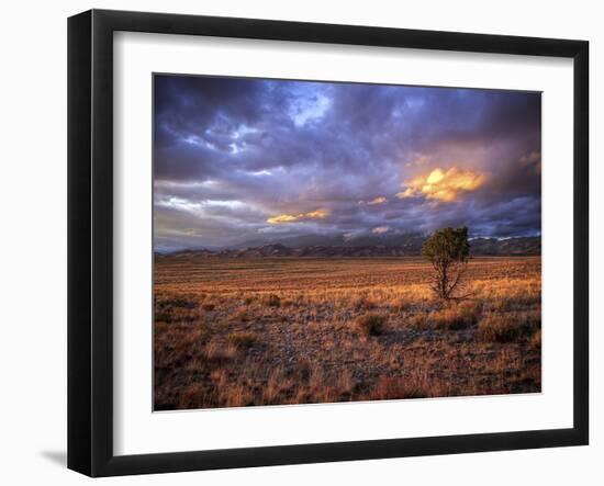 San Juan Mountains, Great Sand Dunes National Park, Co-Ryan Wright-Framed Photographic Print