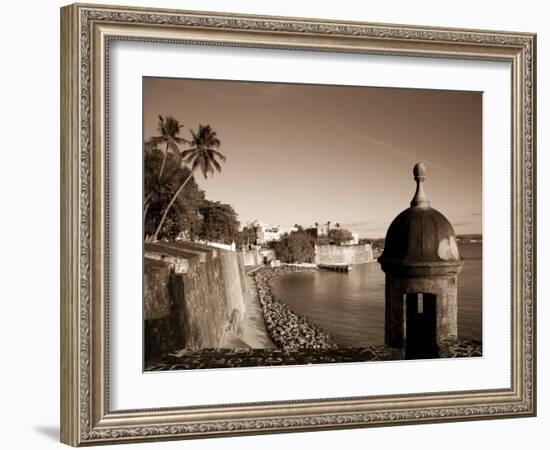 San Juan, Old Town, Paseo Del Morro and La Muralla, Puerto Rico-Michele Falzone-Framed Photographic Print