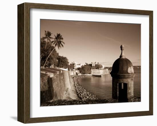 San Juan, Old Town, Paseo Del Morro and La Muralla, Puerto Rico-Michele Falzone-Framed Photographic Print