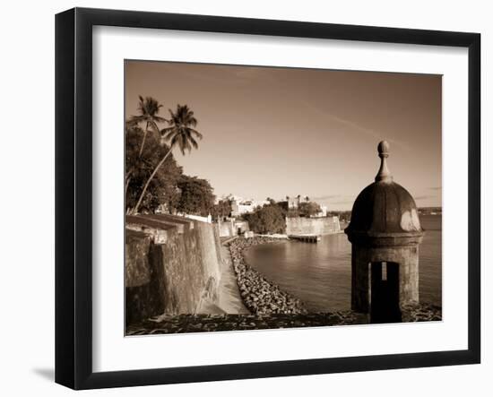 San Juan, Old Town, Paseo Del Morro and La Muralla, Puerto Rico-Michele Falzone-Framed Photographic Print