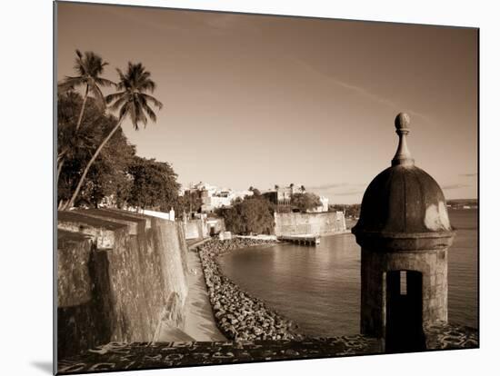 San Juan, Old Town, Paseo Del Morro and La Muralla, Puerto Rico-Michele Falzone-Mounted Photographic Print