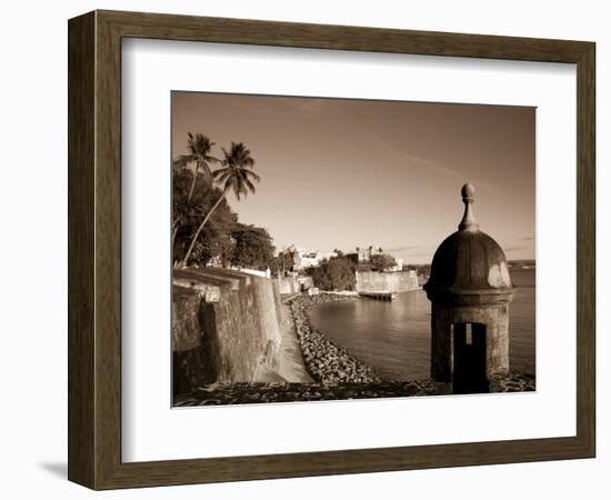 San Juan, Old Town, Paseo Del Morro and La Muralla, Puerto Rico-Michele Falzone-Framed Photographic Print