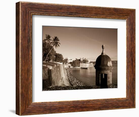 San Juan, Old Town, Paseo Del Morro and La Muralla, Puerto Rico-Michele Falzone-Framed Photographic Print