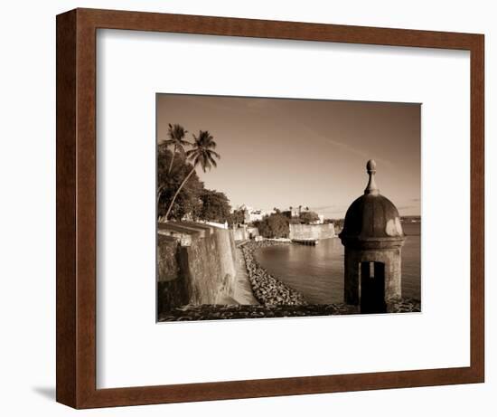 San Juan, Old Town, Paseo Del Morro and La Muralla, Puerto Rico-Michele Falzone-Framed Photographic Print