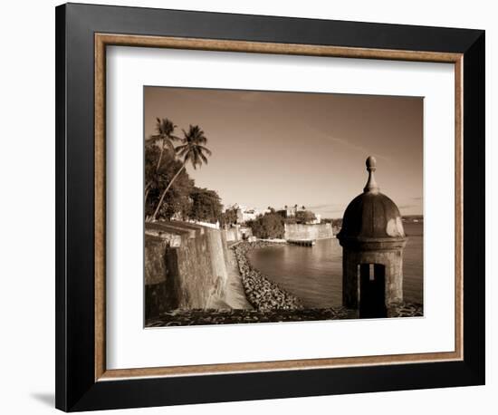 San Juan, Old Town, Paseo Del Morro and La Muralla, Puerto Rico-Michele Falzone-Framed Photographic Print