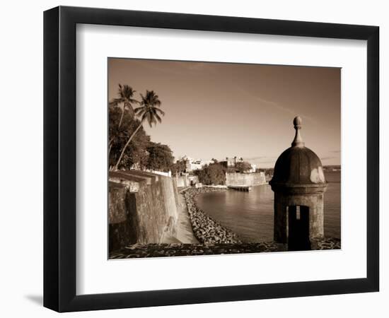 San Juan, Old Town, Paseo Del Morro and La Muralla, Puerto Rico-Michele Falzone-Framed Photographic Print