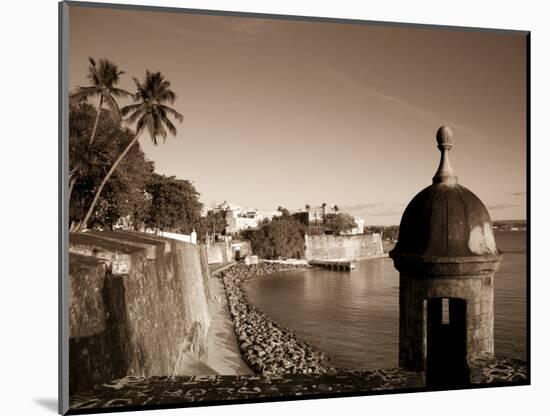 San Juan, Old Town, Paseo Del Morro and La Muralla, Puerto Rico-Michele Falzone-Mounted Photographic Print