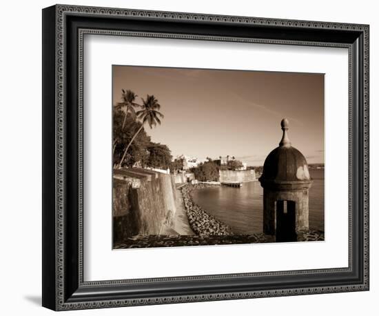 San Juan, Old Town, Paseo Del Morro and La Muralla, Puerto Rico-Michele Falzone-Framed Photographic Print