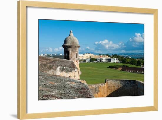 San Juan Scenic View from El Morro Fort-George Oze-Framed Photographic Print