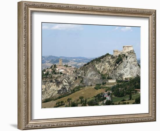 San Leo, Old Town and Castello, Emilia-Romagna, Italy, Europe-Hans Peter Merten-Framed Photographic Print