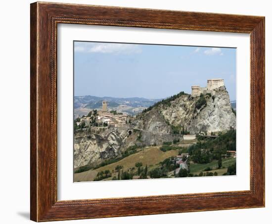 San Leo, Old Town and Castello, Emilia-Romagna, Italy, Europe-Hans Peter Merten-Framed Photographic Print