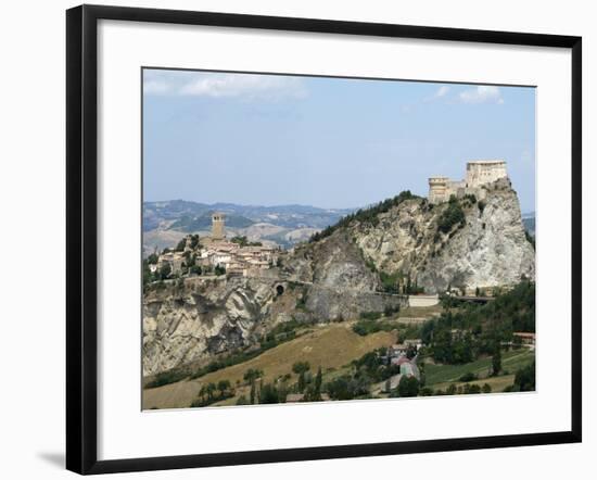 San Leo, Old Town and Castello, Emilia-Romagna, Italy, Europe-Hans Peter Merten-Framed Photographic Print