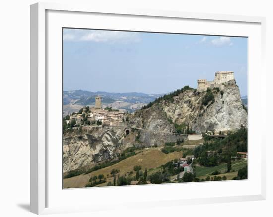 San Leo, Old Town and Castello, Emilia-Romagna, Italy, Europe-Hans Peter Merten-Framed Photographic Print