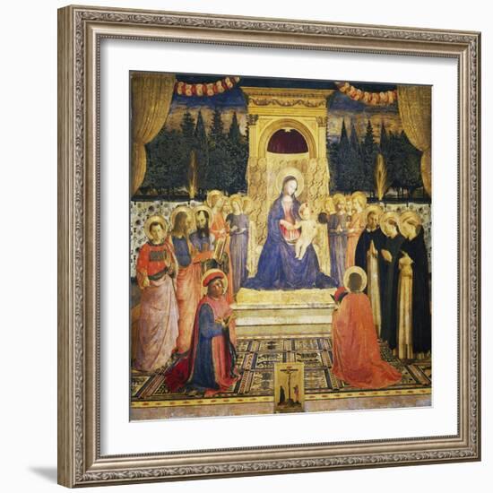 San Marco Altarpiece, 1438-43-Fra Angelico-Framed Giclee Print