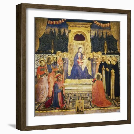 San Marco Altarpiece, 1438-43-Fra Angelico-Framed Giclee Print